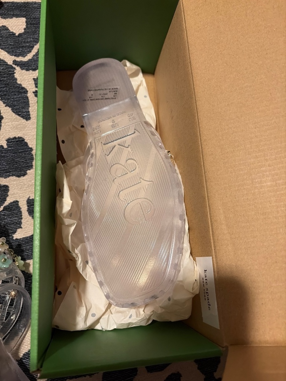 Kate Spade Jelly Mule flat - Picture 3 of 4